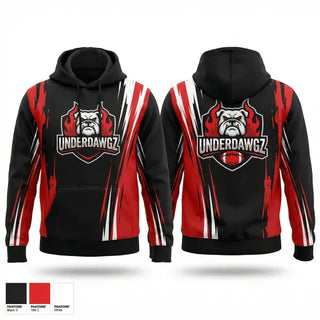 Hoodie, Underdawgz, , Teamtime, Team time, sublimation, custom sports apparel, team uniforms, spirit wear, spiritwear, sports uniforms, custom shirts, team store, custom team store, fundraiser sports, apparel fundraiser