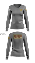 Hudspeth county sheriff office 47128359 Women's Long Sleeve V-neck Shirt - 31