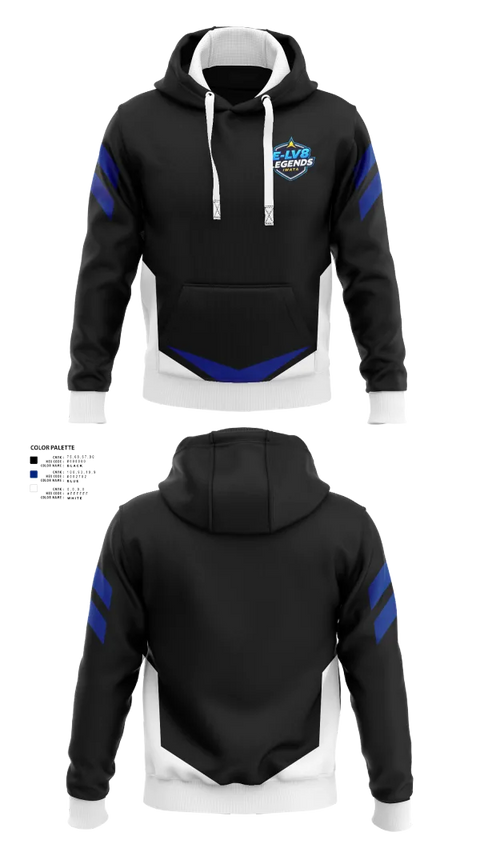 Hoodie, E-LV8 Legends, Men's Volleyball, Teamtime, Team time, sublimation, custom sports apparel, team uniforms, spirit wear, spiritwear, sports uniforms, custom shirts, team store, custom team store, fundraiser sports, apparel fundraiser