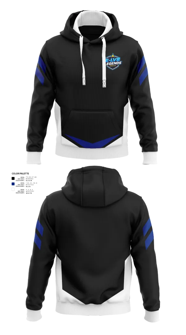 Hoodie, E-LV8 Legends, Men's Volleyball, Teamtime, Team time, sublimation, custom sports apparel, team uniforms, spirit wear, spiritwear, sports uniforms, custom shirts, team store, custom team store, fundraiser sports, apparel fundraiser