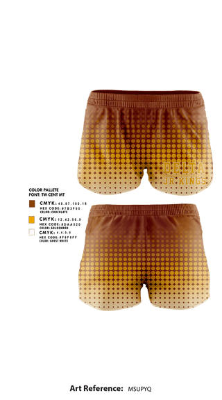 Womens Shorts, Delta jr kings youth football and cheer, , Teamtime, Team time, sublimation, custom sports apparel, team uniforms, spirit wear, spiritwear, sports uniforms, custom shirts, team store, custom team store, fundraiser sports, apparel fundraiser