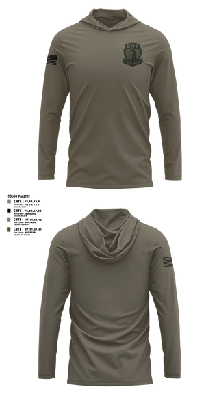 Long Sleeve Performance Shirt with hood, Sheboygan PD ERT, Police, Teamtime, Team time, sublimation, custom sports apparel, team uniforms, spirit wear, spiritwear, sports uniforms, custom shirts, team store, custom team store, fundraiser sports, apparel fundraiser