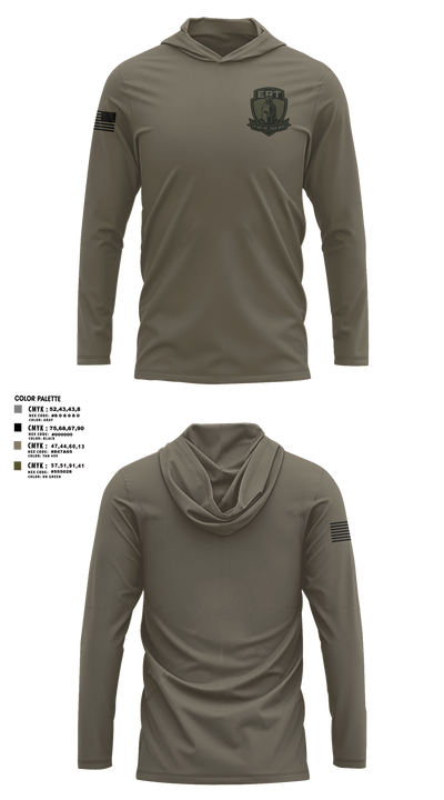 Sheboygan PD ERT Long Sleeve Performance Shirt with hood - 27