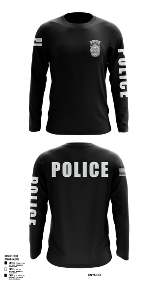 Long Sleeve Performance Shirt, Navy Police, Police, Teamtime, Team time, sublimation, custom sports apparel, team uniforms, spirit wear, spiritwear, sports uniforms, custom shirts, team store, custom team store, fundraiser sports, apparel fundraiser