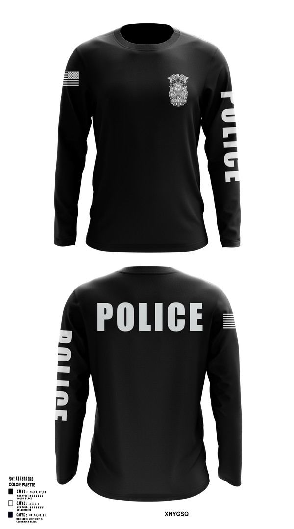 Long Sleeve Performance Shirt, Navy Police, Police, Teamtime, Team time, sublimation, custom sports apparel, team uniforms, spirit wear, spiritwear, sports uniforms, custom shirts, team store, custom team store, fundraiser sports, apparel fundraiser