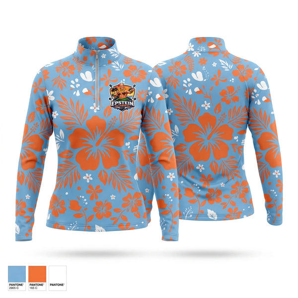 Quarter Zip Jacket, Epstien islanders, Ice Hockey, Teamtime, Team time, sublimation, custom sports apparel, team uniforms, spirit wear, spiritwear, sports uniforms, custom shirts, team store, custom team store, fundraiser sports, apparel fundraiser