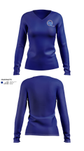 River Bend Career and technical Center Women's Long Sleeve V-neck Shirt - 21