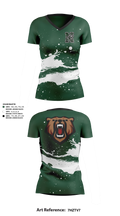 Norwalk Bears Women's Short Sleeve V-neck Shirt - 11