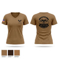 Willow Run Composite Squadron Women's Short Sleeve V-neck Shirt - 1