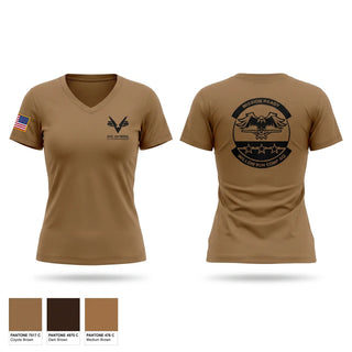 Womens Short Sleeve Vneck Shirt, Willow Run Composite Squadron, Air Force, Teamtime, Team time, sublimation, custom sports apparel, team uniforms, spirit wear, spiritwear, sports uniforms, custom shirts, team store, custom team store, fundraiser sports, apparel fundraiser