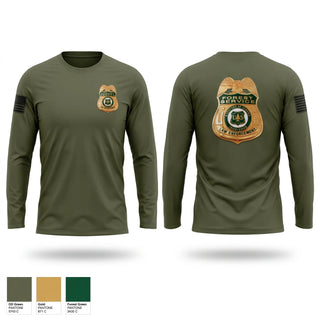 Long Sleeve Performance Shirt, U.S. Forest Service, Police, Teamtime, Team time, sublimation, custom sports apparel, team uniforms, spirit wear, spiritwear, sports uniforms, custom shirts, team store, custom team store, fundraiser sports, apparel fundraiser