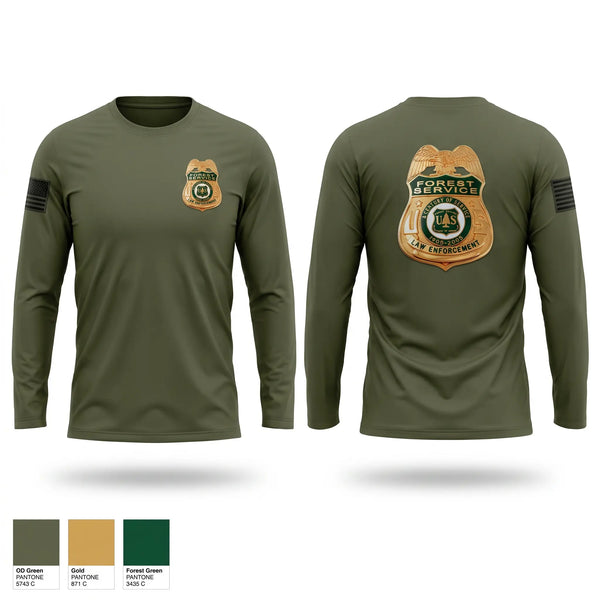 Long Sleeve Performance Shirt, U.S. Forest Service, Police, Teamtime, Team time, sublimation, custom sports apparel, team uniforms, spirit wear, spiritwear, sports uniforms, custom shirts, team store, custom team store, fundraiser sports, apparel fundraiser