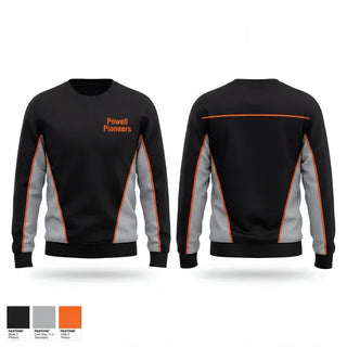 Crew Neck Sweatshirt, Powell Pioneers, Baseball, Teamtime, Team time, sublimation, custom sports apparel, team uniforms, spirit wear, spiritwear, sports uniforms, custom shirts, team store, custom team store, fundraiser sports, apparel fundraiser