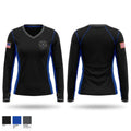 Garfield Heights Police Women's Long Sleeve V-neck Shirt - 1