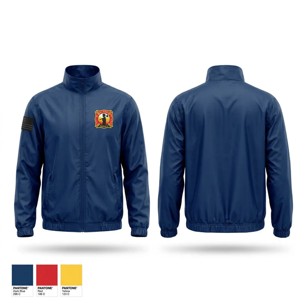 Windbreaker, St. Ignace Fire Department, Fire Department, Teamtime, Team time, sublimation, custom sports apparel, team uniforms, spirit wear, spiritwear, sports uniforms, custom shirts, team store, custom team store, fundraiser sports, apparel fundraiser