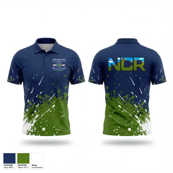 Short Sleeve Performance Polo, NCR, Women's Volleyball, Teamtime, Team time, sublimation, custom sports apparel, team uniforms, spirit wear, spiritwear, sports uniforms, custom shirts, team store, custom team store, fundraiser sports, apparel fundraiser