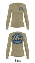 Oregon Emergency Management 48984222 Women's Long Sleeve V-neck Shirt - 92
