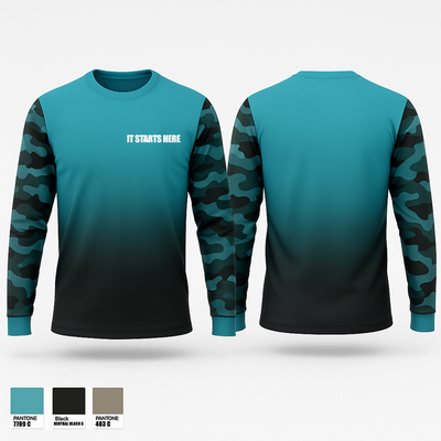 IT STARTS HERE 63993273 Long Sleeve Performance Shirt 1