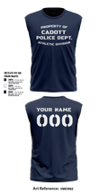 Cadott Police Department Sleeveless Performance Shirt - 5