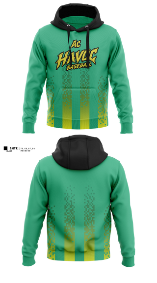 Hoodie, AC Havoc, Baseball, Teamtime, Team time, sublimation, custom sports apparel, team uniforms, spirit wear, spiritwear, sports uniforms, custom shirts, team store, custom team store, fundraiser sports, apparel fundraiser