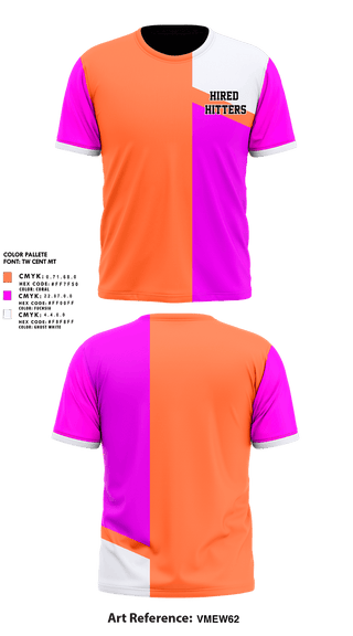 Short Sleeve Performance Shirt, Hired Hitters, Softball, Teamtime, Team time, sublimation, custom sports apparel, team uniforms, spirit wear, spiritwear, sports uniforms, custom shirts, team store, custom team store, fundraiser sports, apparel fundraiser