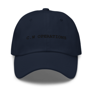 C.W Operations 41850268 Classic Dad Hat | Yupoong 6245CM