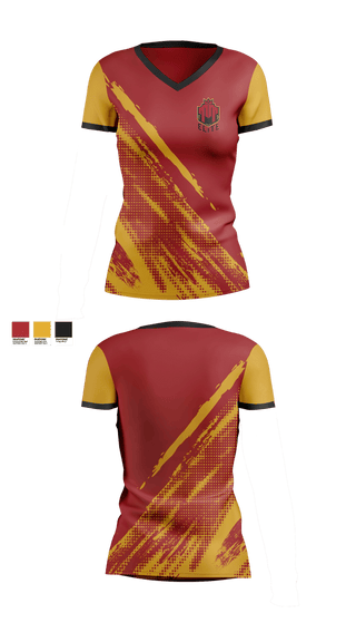 Womens Short Sleeve Vneck Shirt, True Transformation Elite, Men's Basketball, Teamtime, Team time, sublimation, custom sports apparel, team uniforms, spirit wear, spiritwear, sports uniforms, custom shirts, team store, custom team store, fundraiser sports, apparel fundraiser