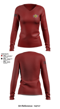 66 Transportation Company 52300431 Women's Long Sleeve V-neck Shirt - 1