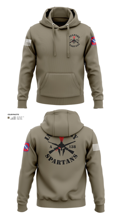Alpha Company 1-138th Infantry Regiment 86891833 Hoodie - 202