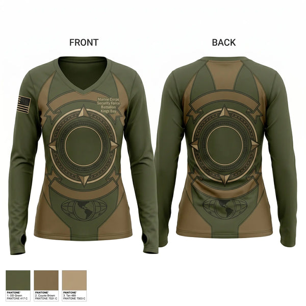 Old School Cotton Feel Shirt, Marine Corps Security Force Battalion Kings Bay, Marines, Teamtime, Team time, sublimation, custom sports apparel, team uniforms, spirit wear, spiritwear, sports uniforms, custom shirts, team store, custom team store, fundraiser sports, apparel fundraiser