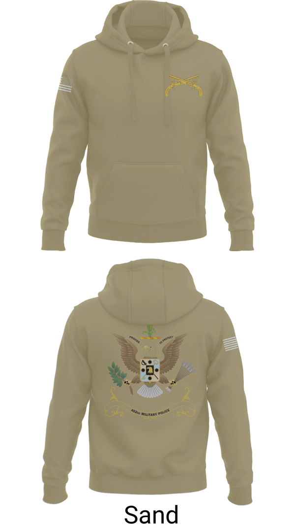 Hoodie, 402nd Military Police Battalion, , Teamtime, Team time, sublimation, custom sports apparel, team uniforms, spirit wear, spiritwear, sports uniforms, custom shirts, team store, custom team store, fundraiser sports, apparel fundraiser
