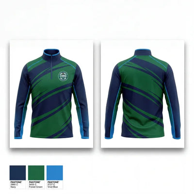 Heritage Prep Highlanders 54123200 Quarter Zip Jacket - 1