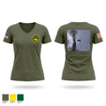 Gunnison County Special Response Team Women's Short Sleeve V-neck Shirt - 1
