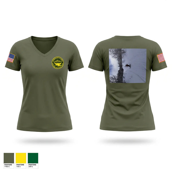 Womens Short Sleeve Vneck Shirt, Gunnison County Special Response Team, Police, Teamtime, Team time, sublimation, custom sports apparel, team uniforms, spirit wear, spiritwear, sports uniforms, custom shirts, team store, custom team store, fundraiser sports, apparel fundraiser