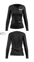 South Spartanburg Smoke 30147754 Women's Long Sleeve V-neck Shirt - 30