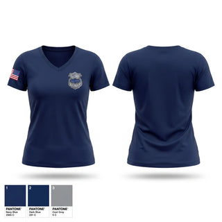 Womens Short Sleeve Vneck Shirt, PATROL, Police, Teamtime, Team time, sublimation, custom sports apparel, team uniforms, spirit wear, spiritwear, sports uniforms, custom shirts, team store, custom team store, fundraiser sports, apparel fundraiser
