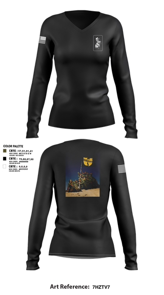 Womens Long Sleeve Vneck Shirt, Hole Diggers, , Teamtime, Team time, sublimation, custom sports apparel, team uniforms, spirit wear, spiritwear, sports uniforms, custom shirts, team store, custom team store, fundraiser sports, apparel fundraiser