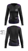 SC-873rd CHS 88107532 Women's Long Sleeve V-neck Shirt - 1