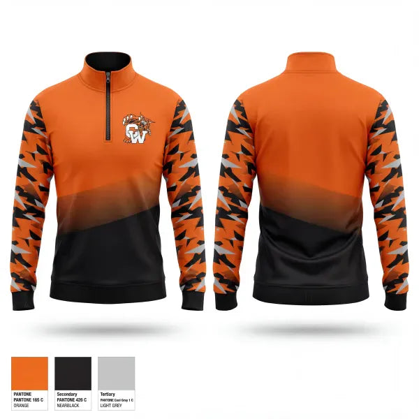 Quarter Zip Jacket, Chalker High School Baseball, Baseball, Teamtime, Team time, sublimation, custom sports apparel, team uniforms, spirit wear, spiritwear, sports uniforms, custom shirts, team store, custom team store, fundraiser sports, apparel fundraiser