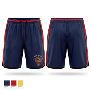 Athletic Shorts With Pockets, Northmen, Fire Department, Teamtime, Team time, sublimation, custom sports apparel, team uniforms, spirit wear, spiritwear, sports uniforms, custom shirts, team store, custom team store, fundraiser sports, apparel fundraiser