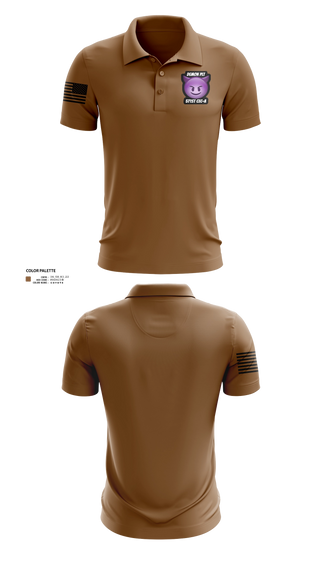 Short Sleeve Performance Polo, Demon PLT, Army, Teamtime, Team time, sublimation, custom sports apparel, team uniforms, spirit wear, spiritwear, sports uniforms, custom shirts, team store, custom team store, fundraiser sports, apparel fundraiser