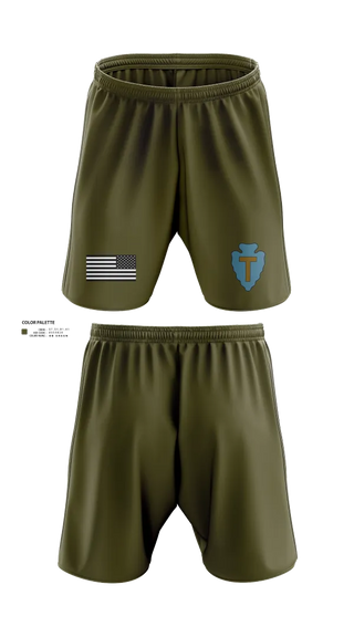 Athletic Shorts With Pockets, 36th Infantry Division A Co 1-141, , Teamtime, Team time, sublimation, custom sports apparel, team uniforms, spirit wear, spiritwear, sports uniforms, custom shirts, team store, custom team store, fundraiser sports, apparel fundraiser