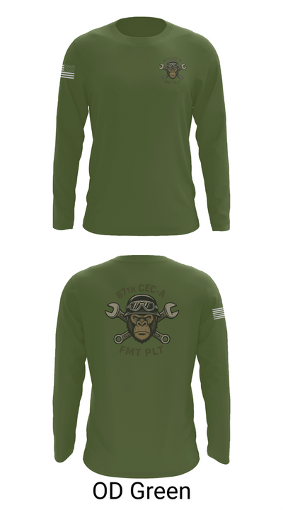 87th CEC-A FMT PLT 27162663 Long Sleeve Performance Shirt 46