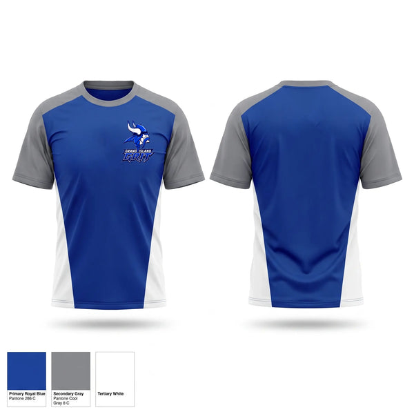Short Sleeve Performance Shirt, Grand Island Vikings, Baseball, Teamtime, Team time, sublimation, custom sports apparel, team uniforms, spirit wear, spiritwear, sports uniforms, custom shirts, team store, custom team store, fundraiser sports, apparel fundraiser