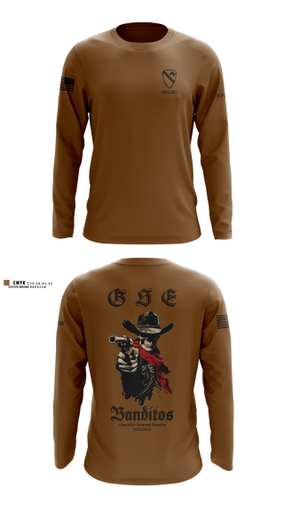 Long Sleeve Performance Shirt, BCO GSE, Army, Teamtime, Team time, sublimation, custom sports apparel, team uniforms, spirit wear, spiritwear, sports uniforms, custom shirts, team store, custom team store, fundraiser sports, apparel fundraiser