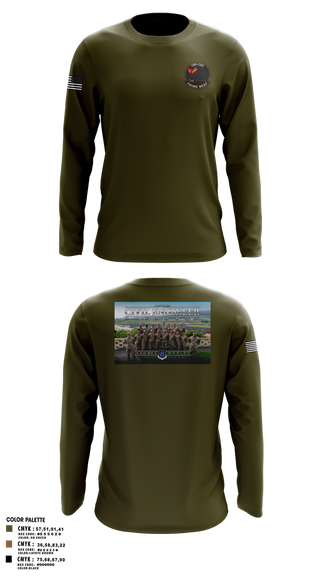 Long Sleeve Performance Shirt, 118th CES, Air Force, Teamtime, Team time, sublimation, custom sports apparel, team uniforms, spirit wear, spiritwear, sports uniforms, custom shirts, team store, custom team store, fundraiser sports, apparel fundraiser