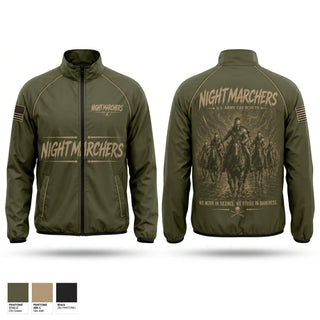 Windbreaker, 3rd platoon Nightmarchers, Army, Teamtime, Team time, sublimation, custom sports apparel, team uniforms, spirit wear, spiritwear, sports uniforms, custom shirts, team store, custom team store, fundraiser sports, apparel fundraiser