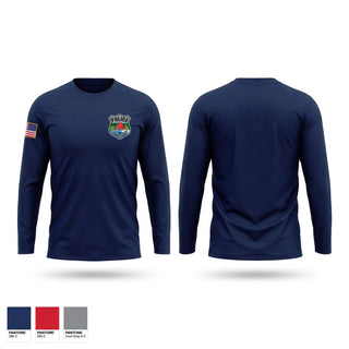 Long Sleeve Performance Shirt, Town of Clinton Police, Police, Teamtime, Team time, sublimation, custom sports apparel, team uniforms, spirit wear, spiritwear, sports uniforms, custom shirts, team store, custom team store, fundraiser sports, apparel fundraiser