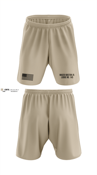 Athletic Shorts With Pockets, Maceo Boston Jr. Lodge No. 145, , Teamtime, Team time, sublimation, custom sports apparel, team uniforms, spirit wear, spiritwear, sports uniforms, custom shirts, team store, custom team store, fundraiser sports, apparel fundraiser