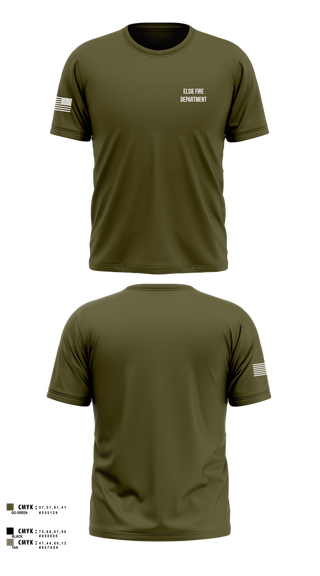 Old School Cotton Feel Shirt, Elsie Fire Department, Fire Department, Teamtime, Team time, sublimation, custom sports apparel, team uniforms, spirit wear, spiritwear, sports uniforms, custom shirts, team store, custom team store, fundraiser sports, apparel fundraiser